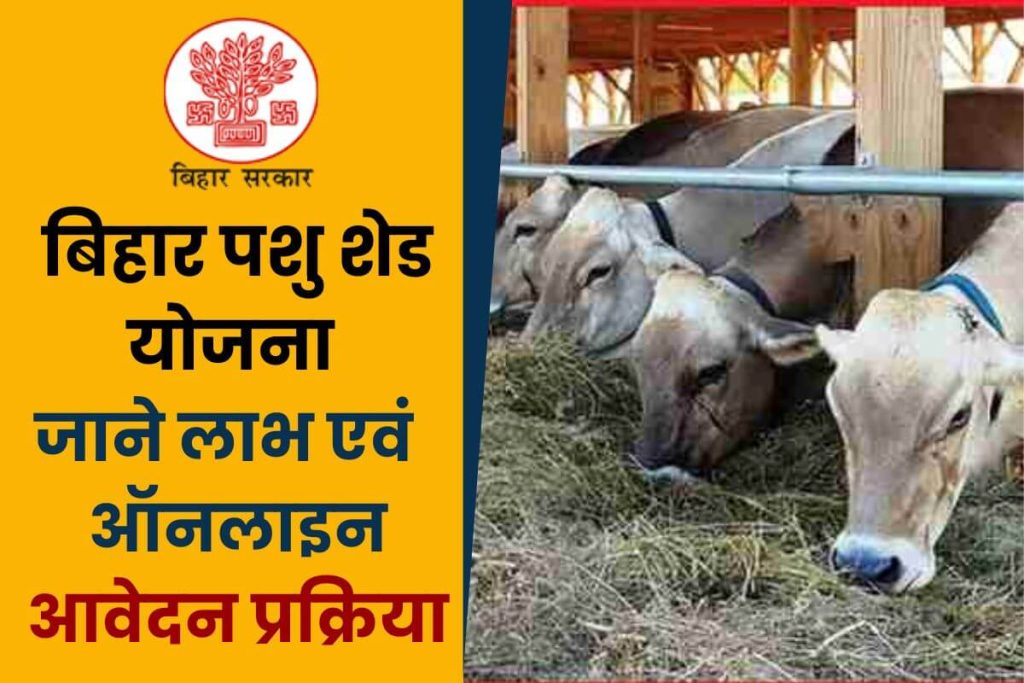 Bihar Pashu Shed Yojana Online Apply पशु शेड योजना
