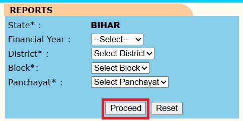 Bihar job card list check