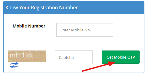 Know your registration number