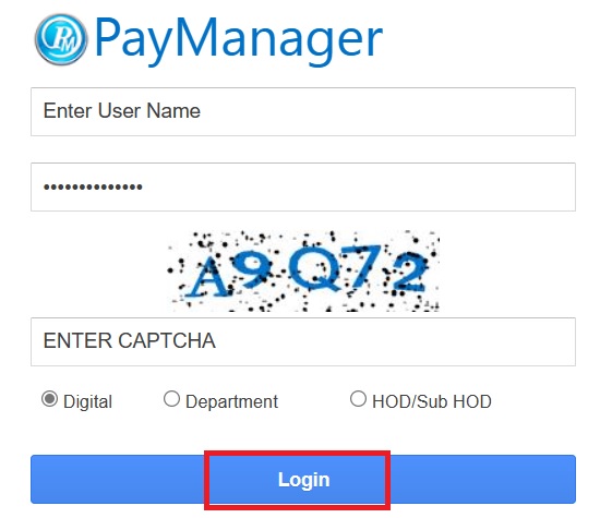 Paymanager portal login