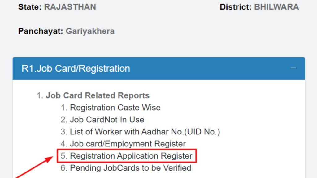Registration Application Register