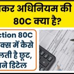 Know what is Income Tax Act Section 80C