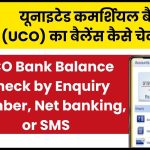 UCO Bank Balance Check by Enquiry Number, Net banking, or SMS