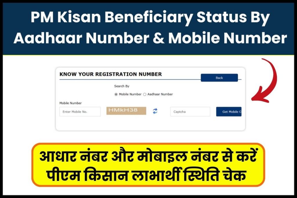 PM Kisan Beneficiary Status By Aadhaar Number & Mobile Number