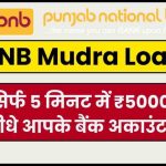 PNB Mudra Loan Online Apply