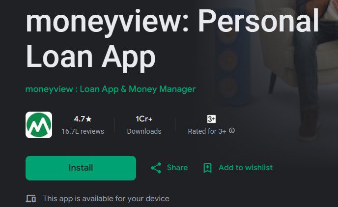 Moneyview Personal loan app