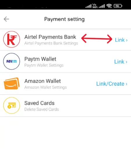 Airtel Payments Bank Link