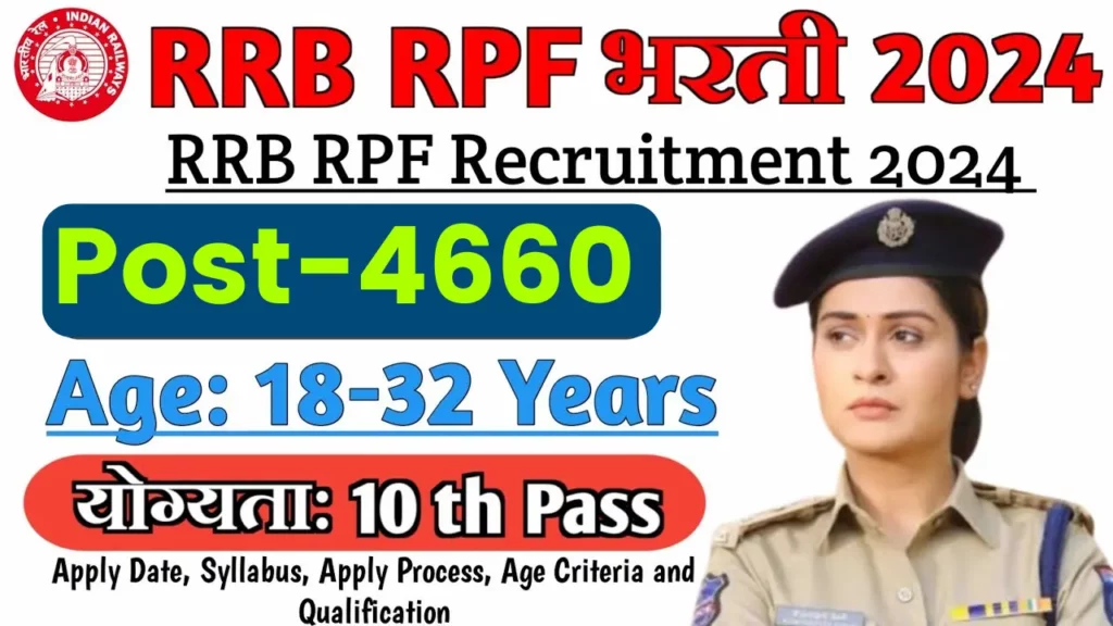 RRB RPF Recruitment 2024 - बेरोजगारों के लिए बड़ी खबर! रेलवे ने कांस्टेबल और एसआई के 4660 पदों पर निकाली भर्ती, ऐसे करें आवेदन